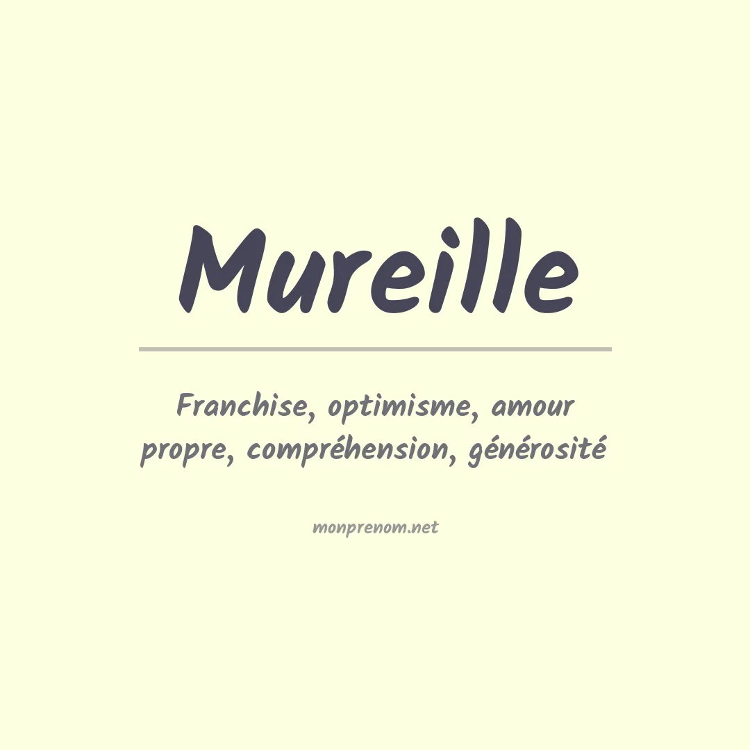 Prénom Mureille