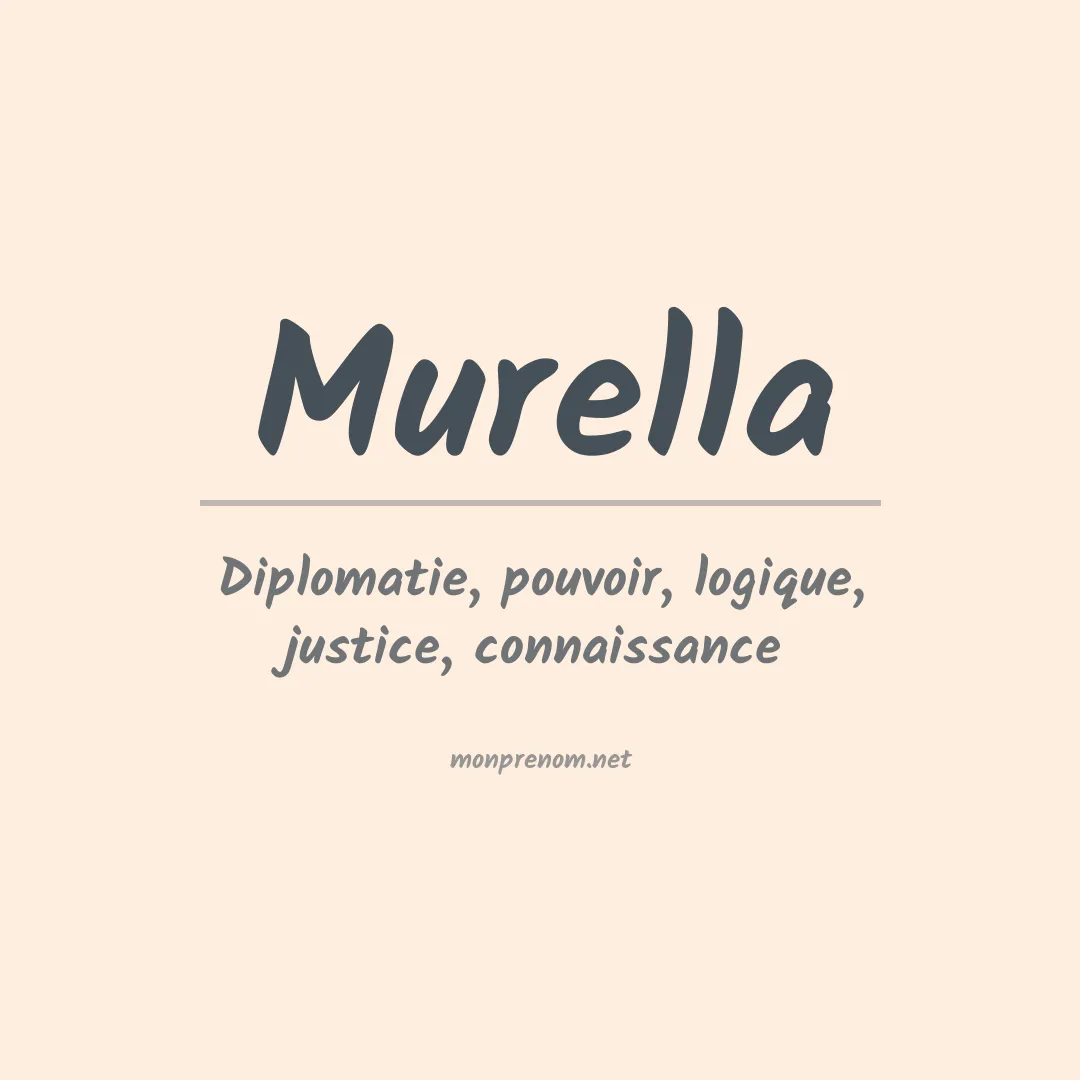 Prénom Murella