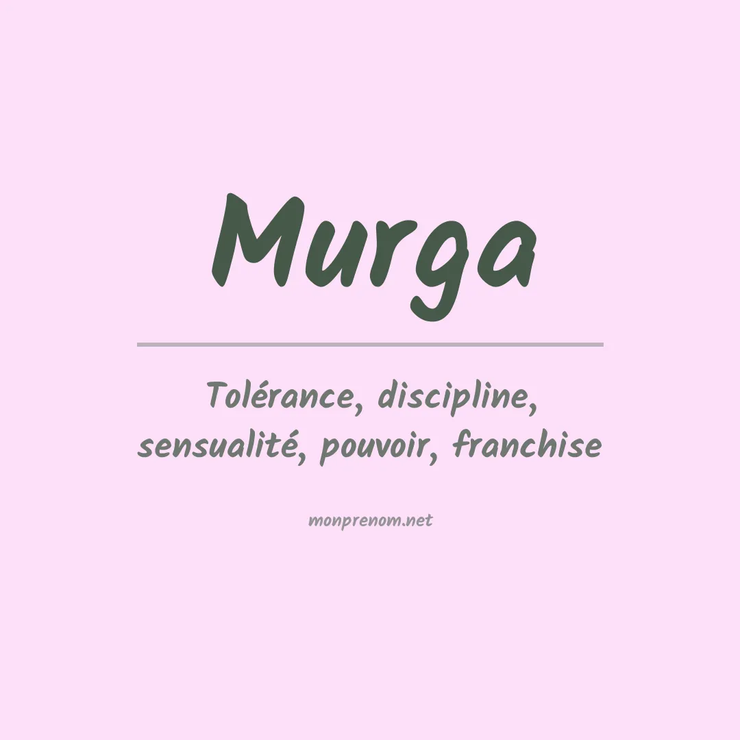 Prénom Murga