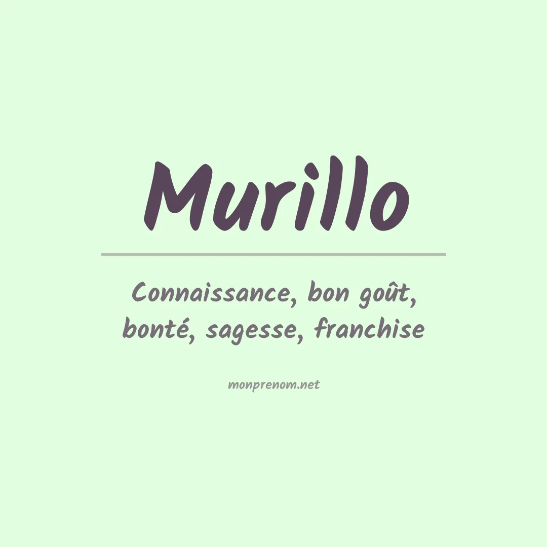 Prénom Murillo