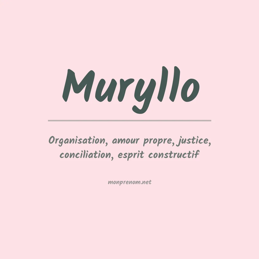 Prénom Muryllo
