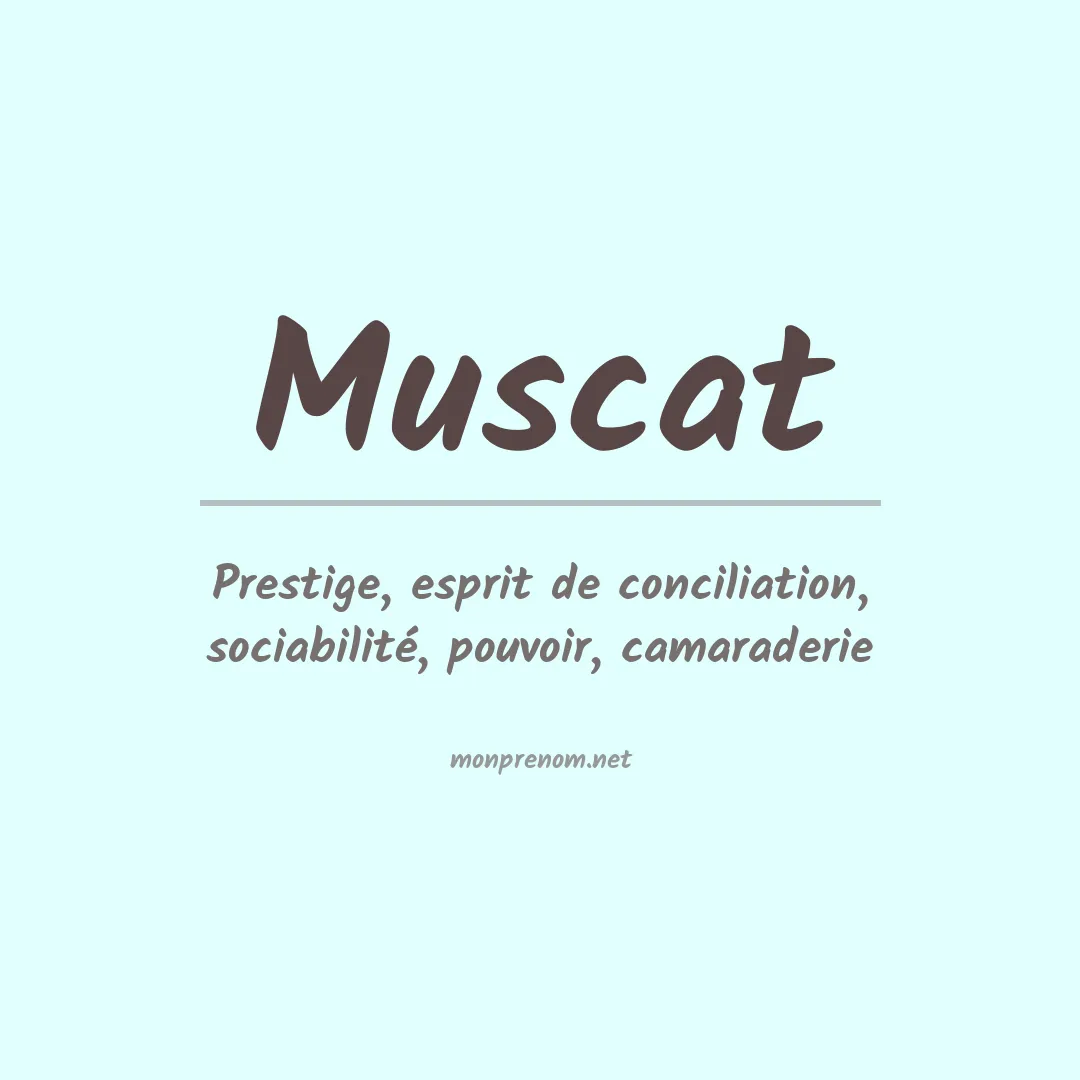 Prénom Muscat