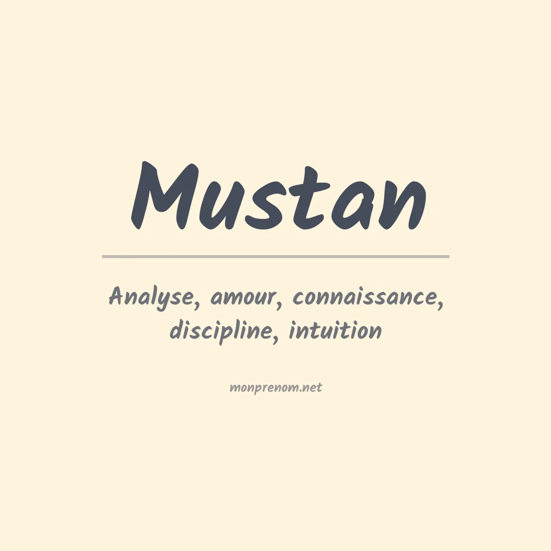 Prénom Mustan