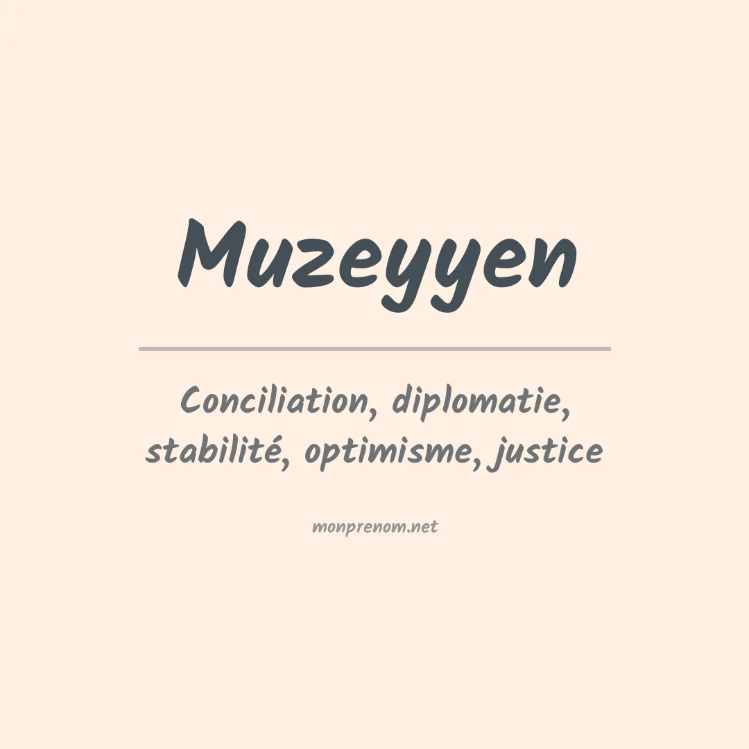 Prénom Muzeyyen