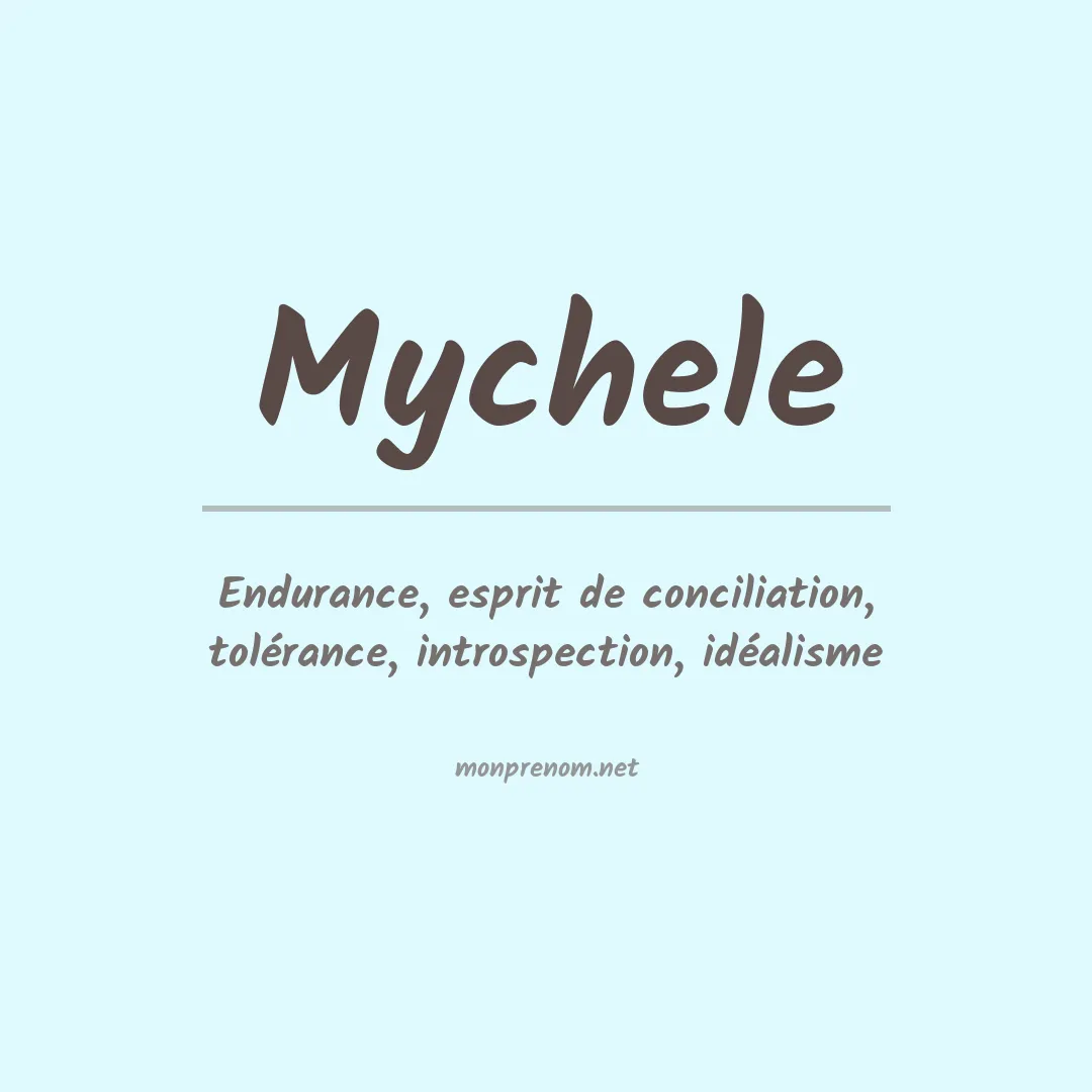 Prénom Mychele