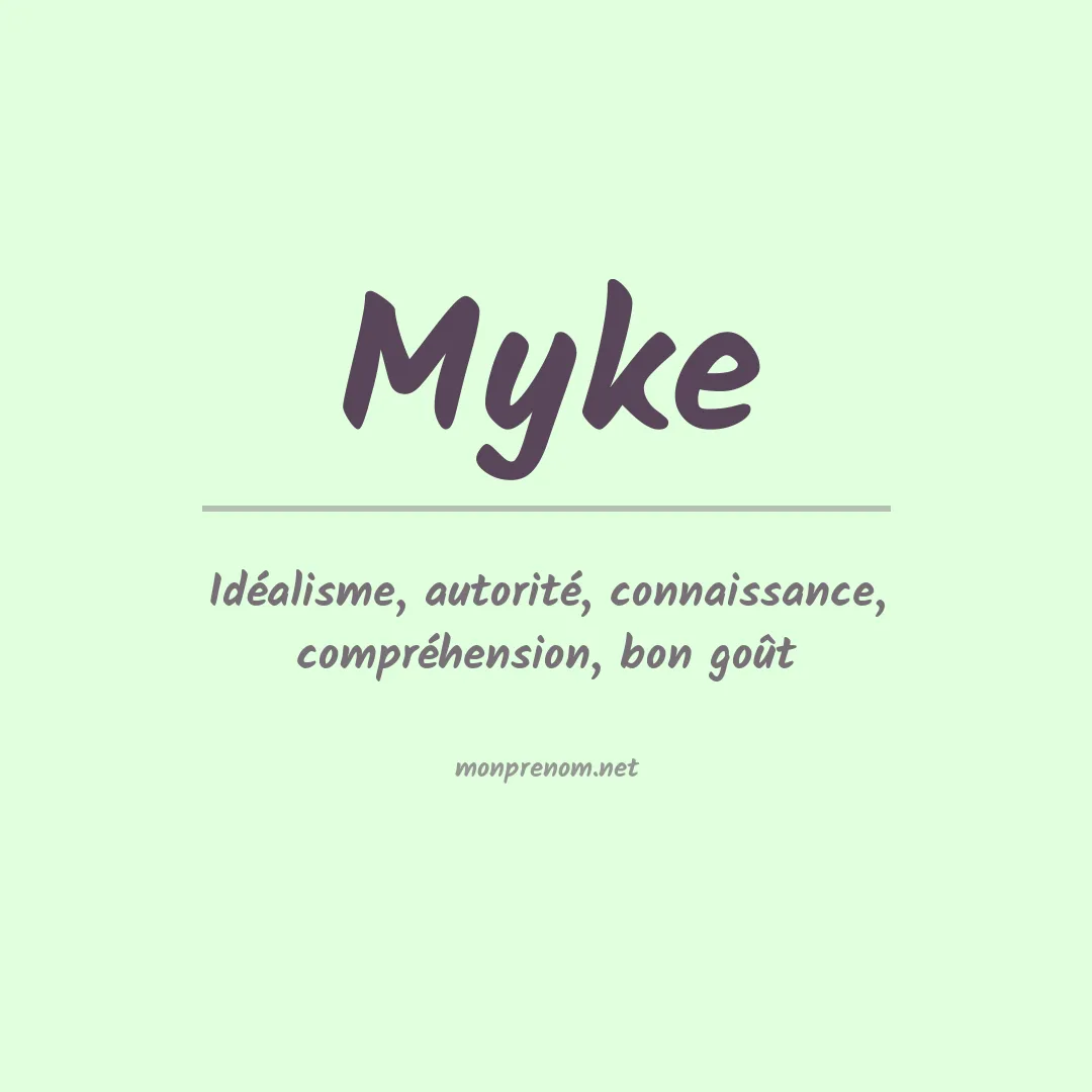 Prénom Myke