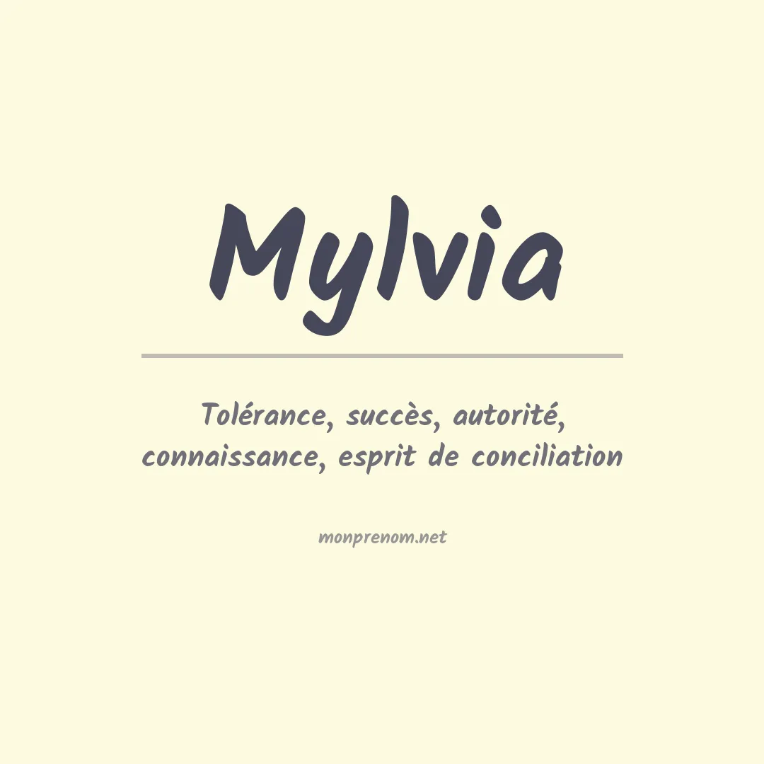 Prénom Mylvia
