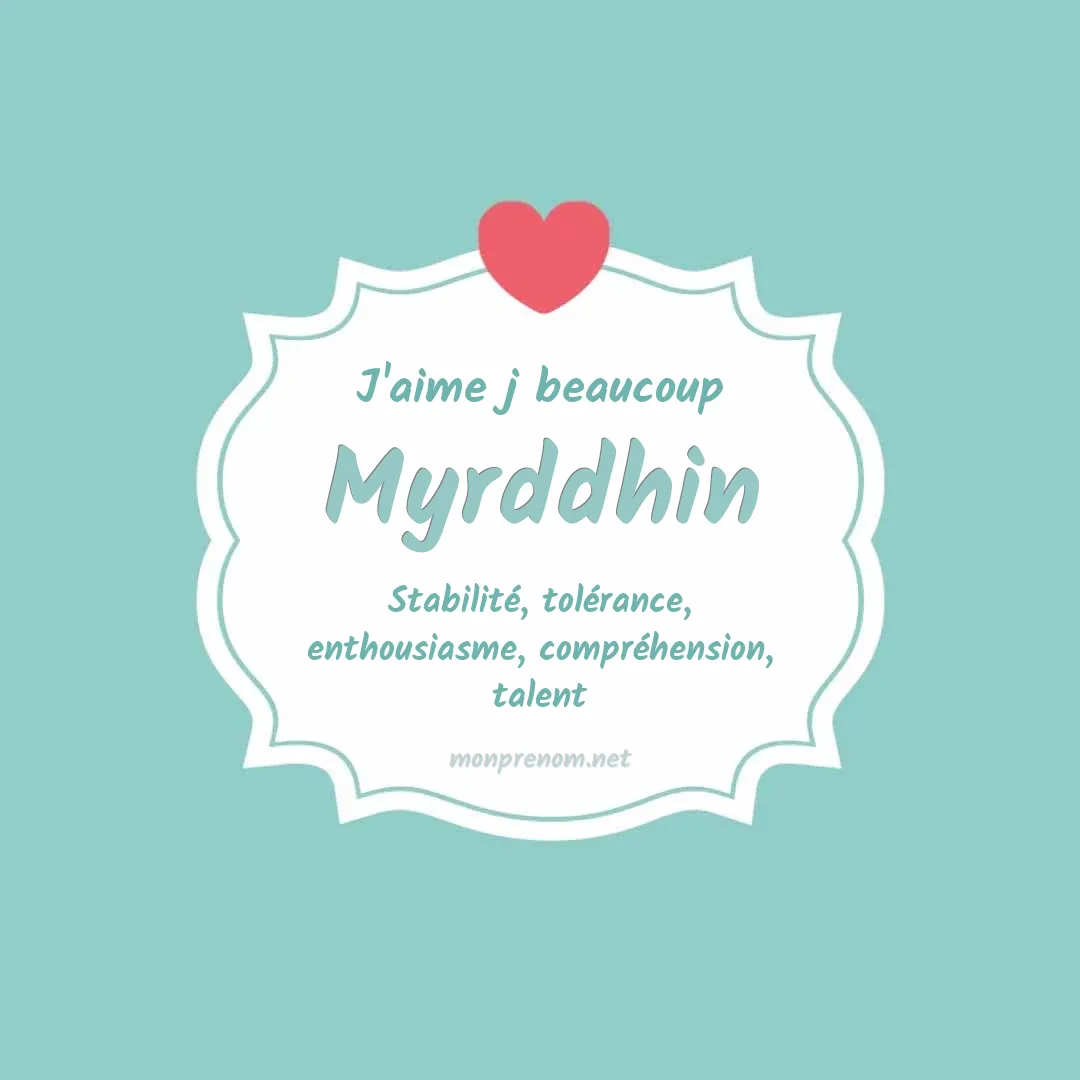 J'aime beaucoup Myrddhin