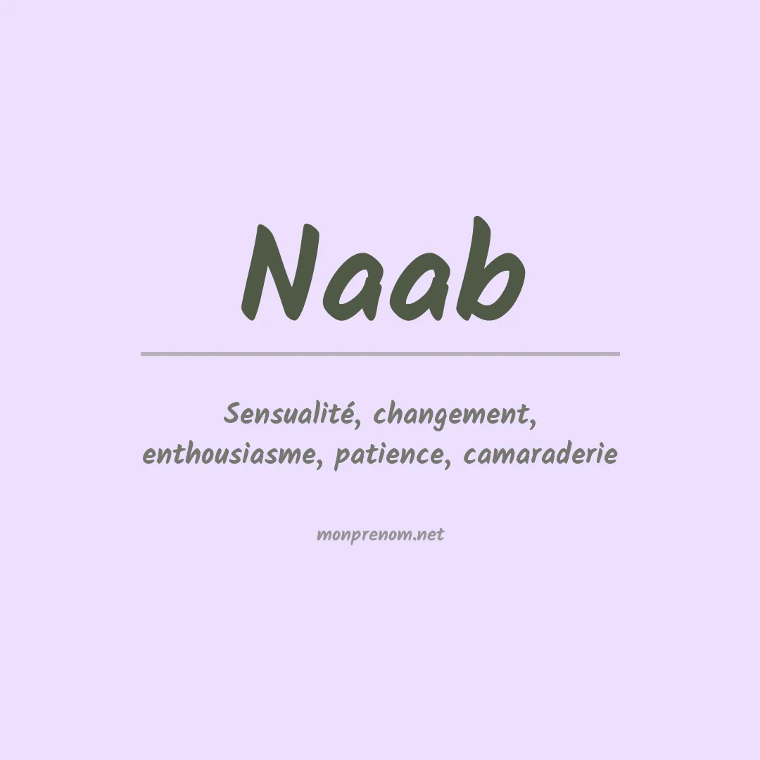 Prénom Naab