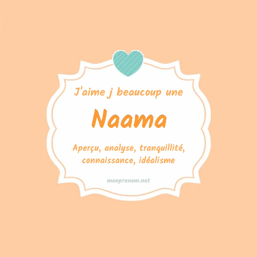 J'aime beaucoup Naama