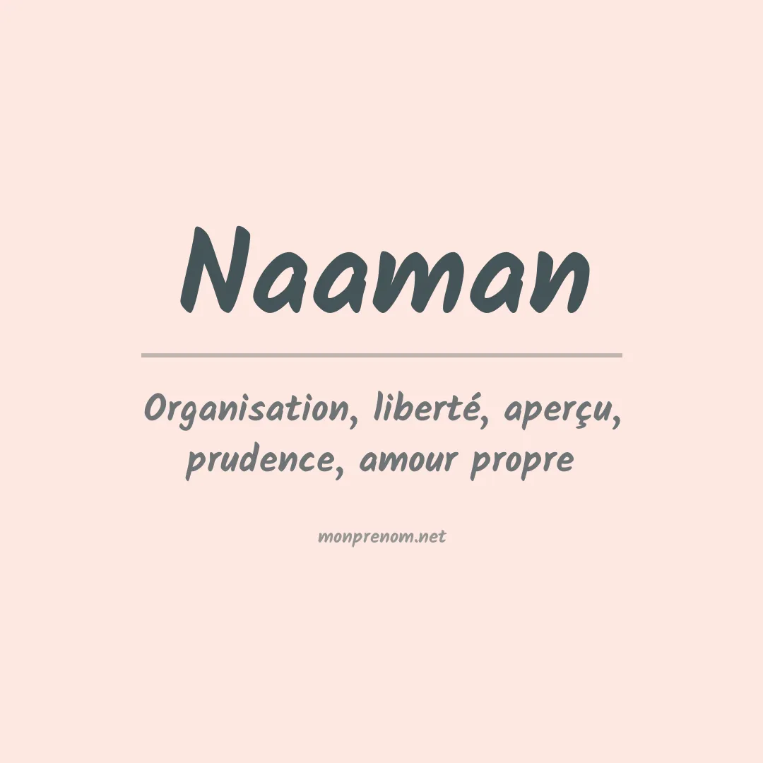 Prénom Naaman