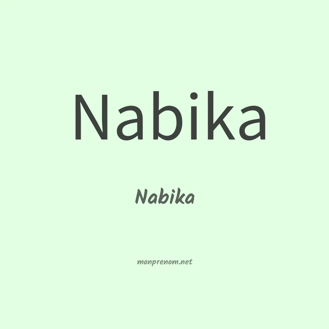 Nabika en chinois