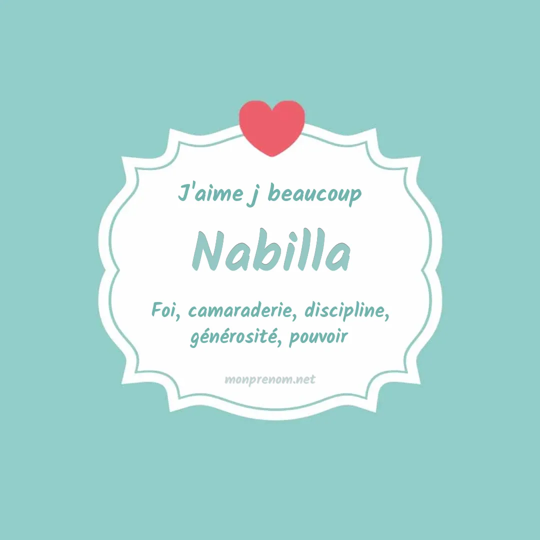 J'aime beaucoup Nabilla