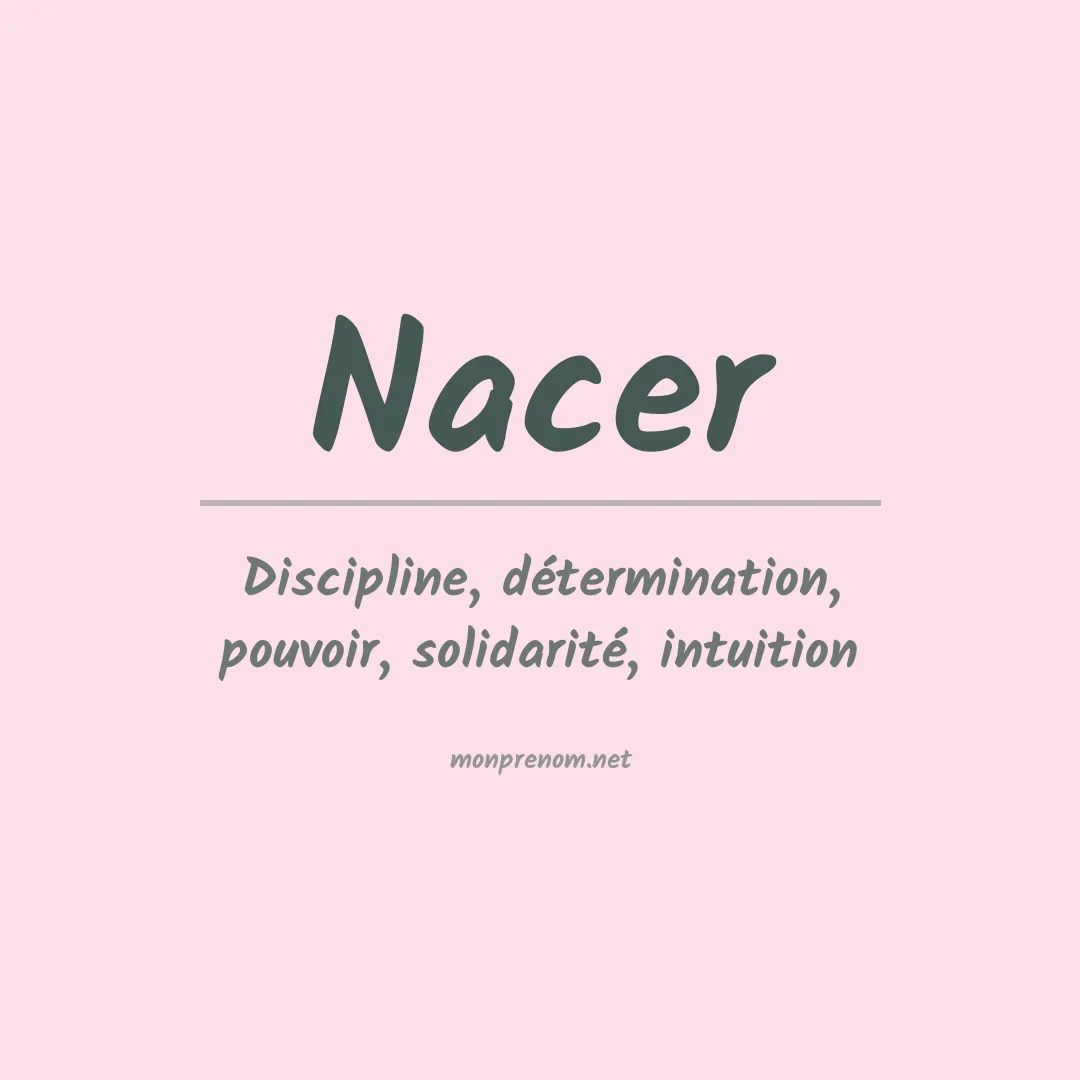 Prénom Nacer