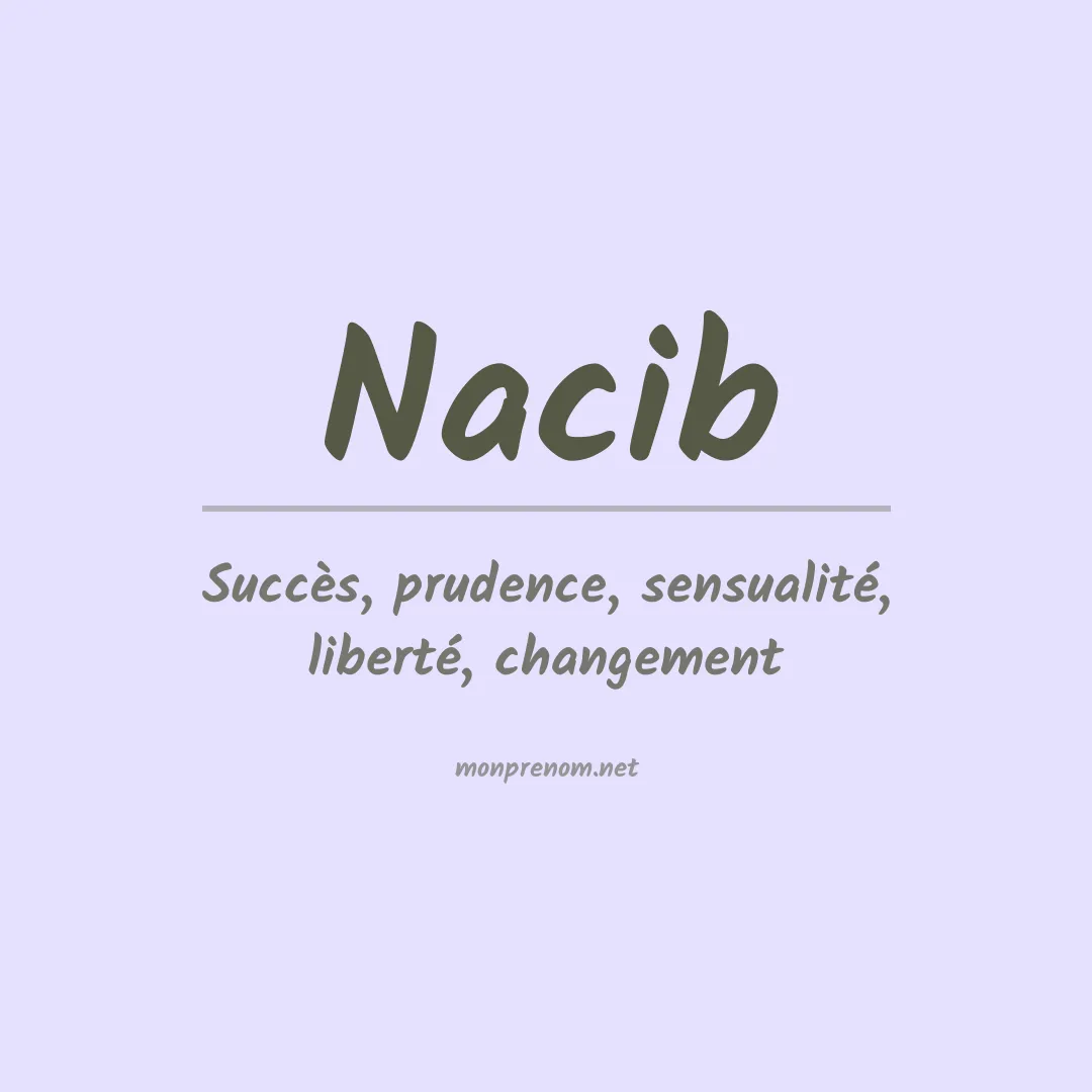 Signification du prénom Nacib