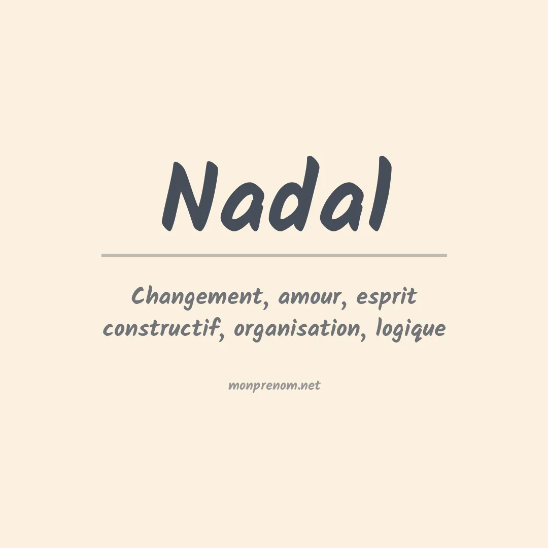 Prénom Nadal