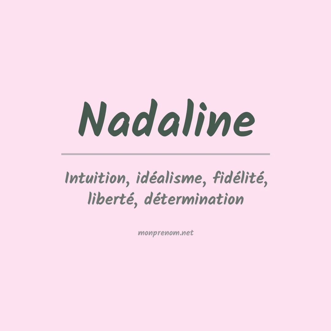 Prénom Nadaline