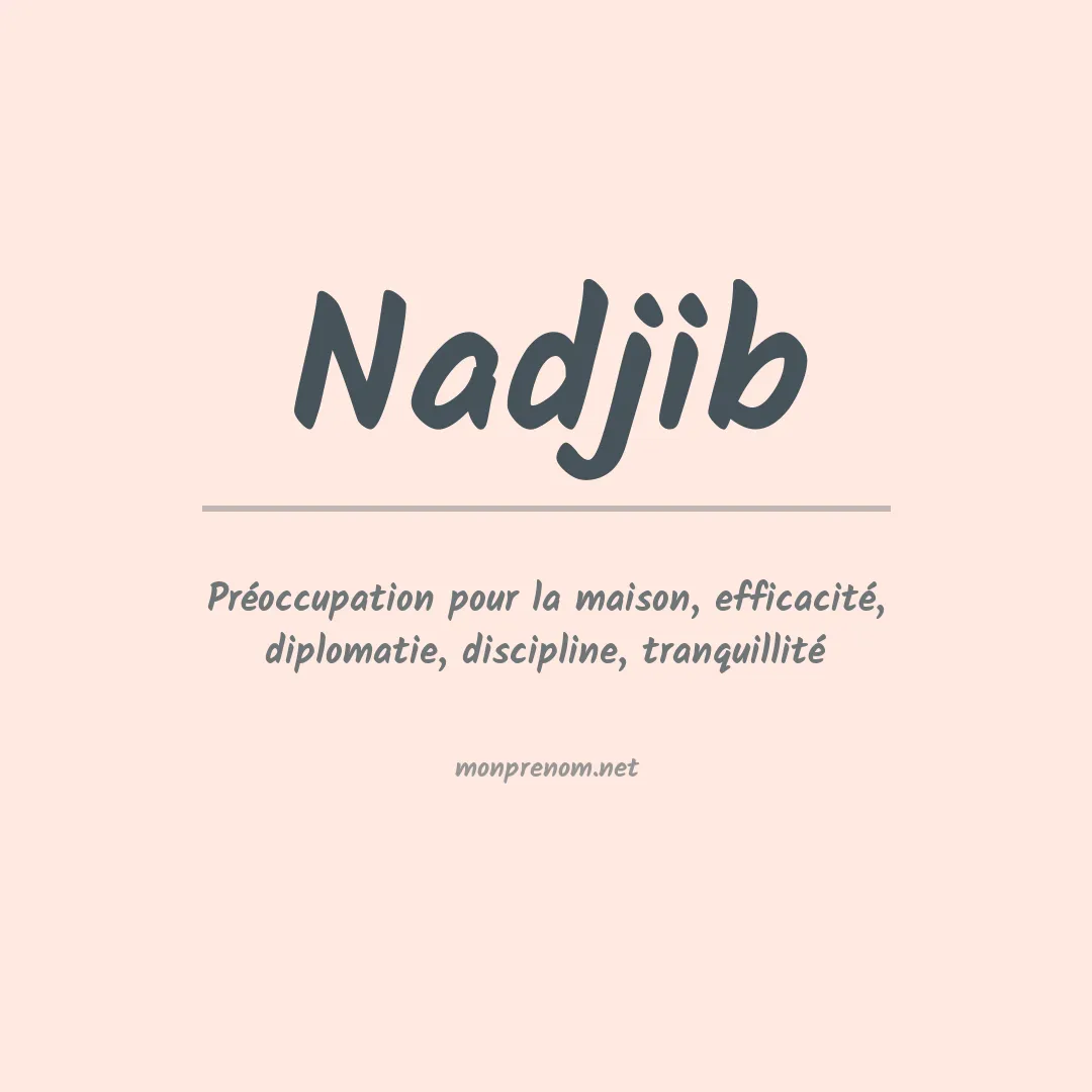 Prénom Nadjib