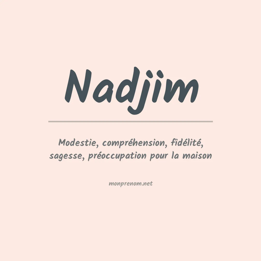 Prénom Nadjim