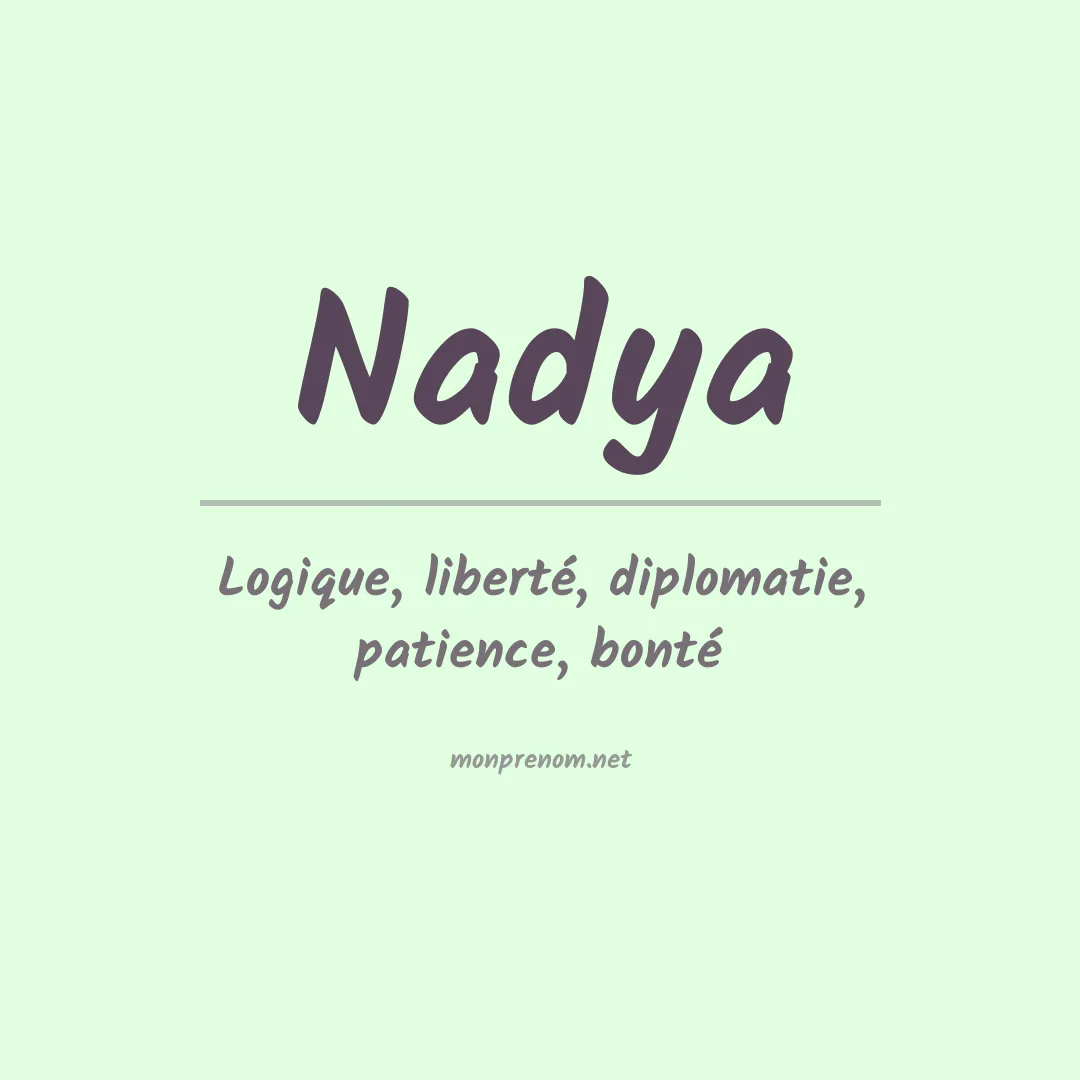 Prénom Nadya