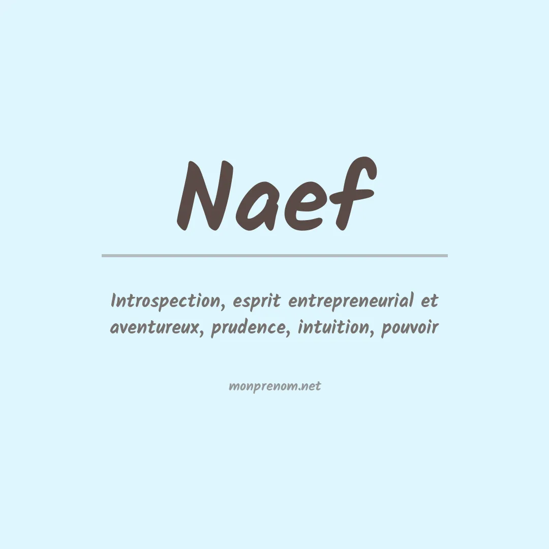 Prénom Naef