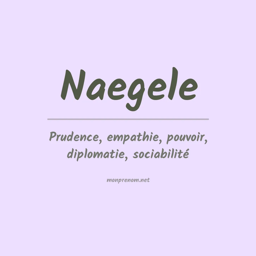 Prénom Naegele