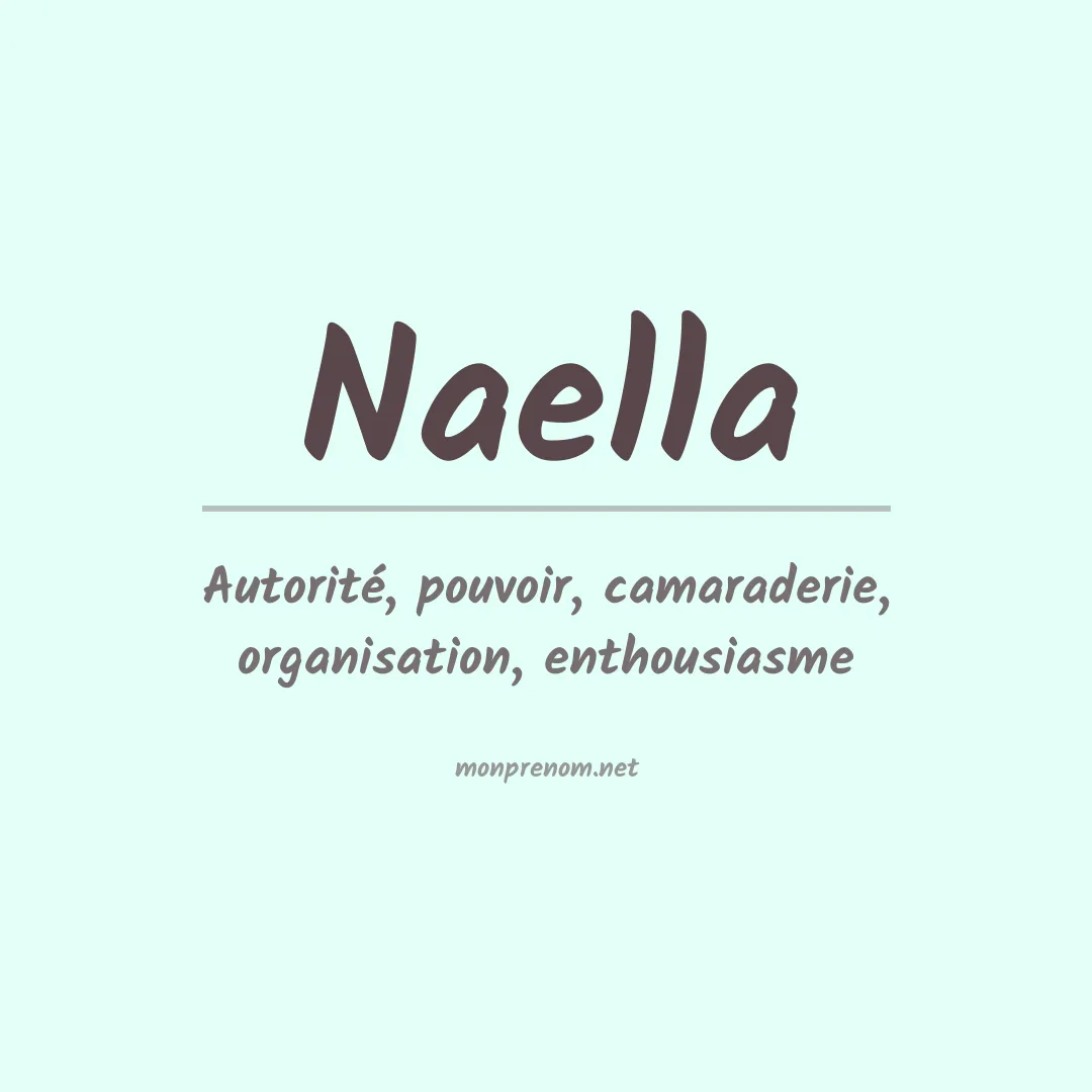 Signification du prénom Naella
