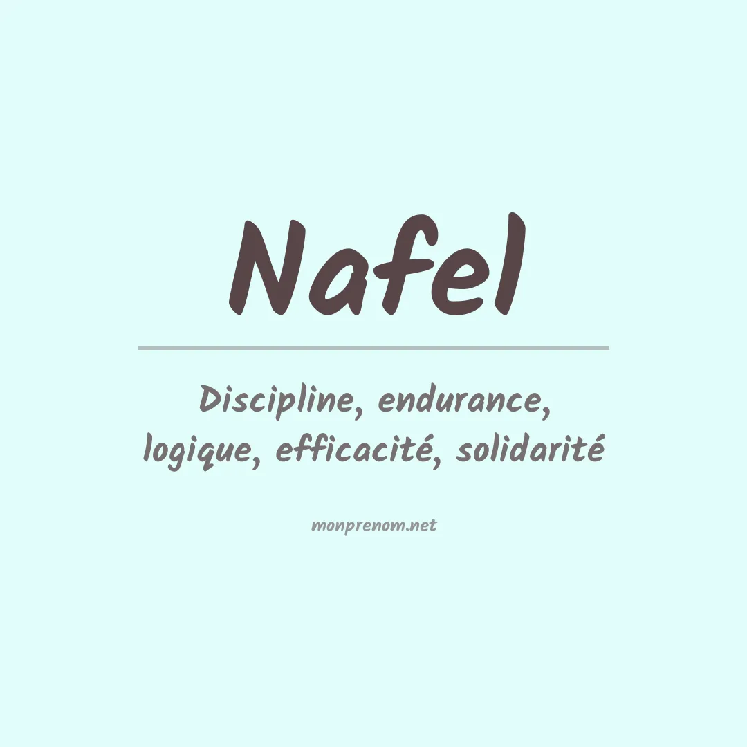 Signification du prénom Nafel