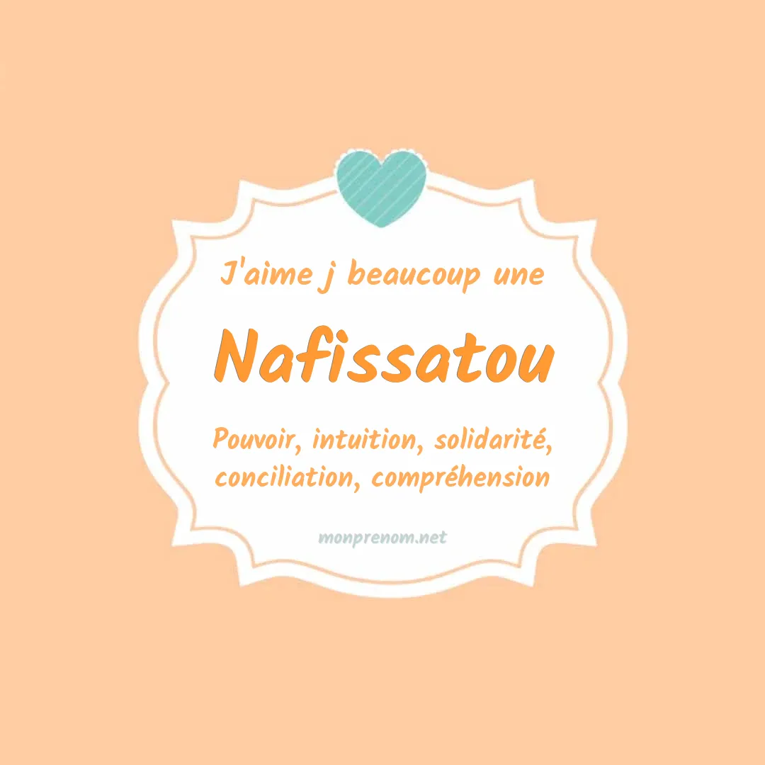J'aime beaucoup Nafissatou
