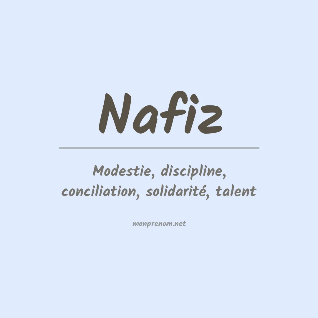 Prénom Nafiz