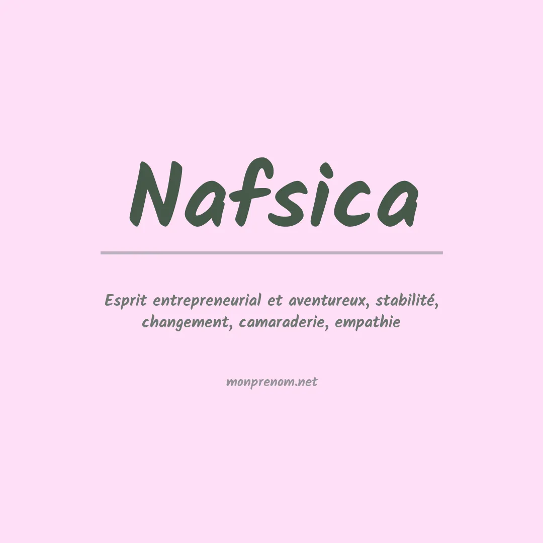Signification du prénom Nafsica
