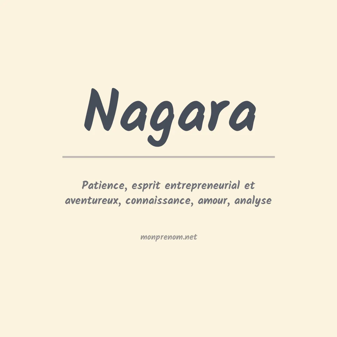 Signification du prénom Nagara