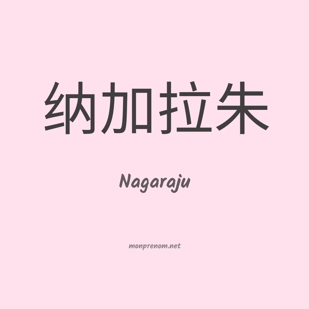 Nagaraju en chinois