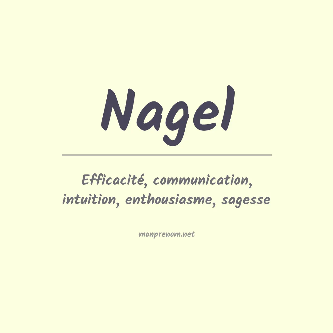 Prénom Nagel