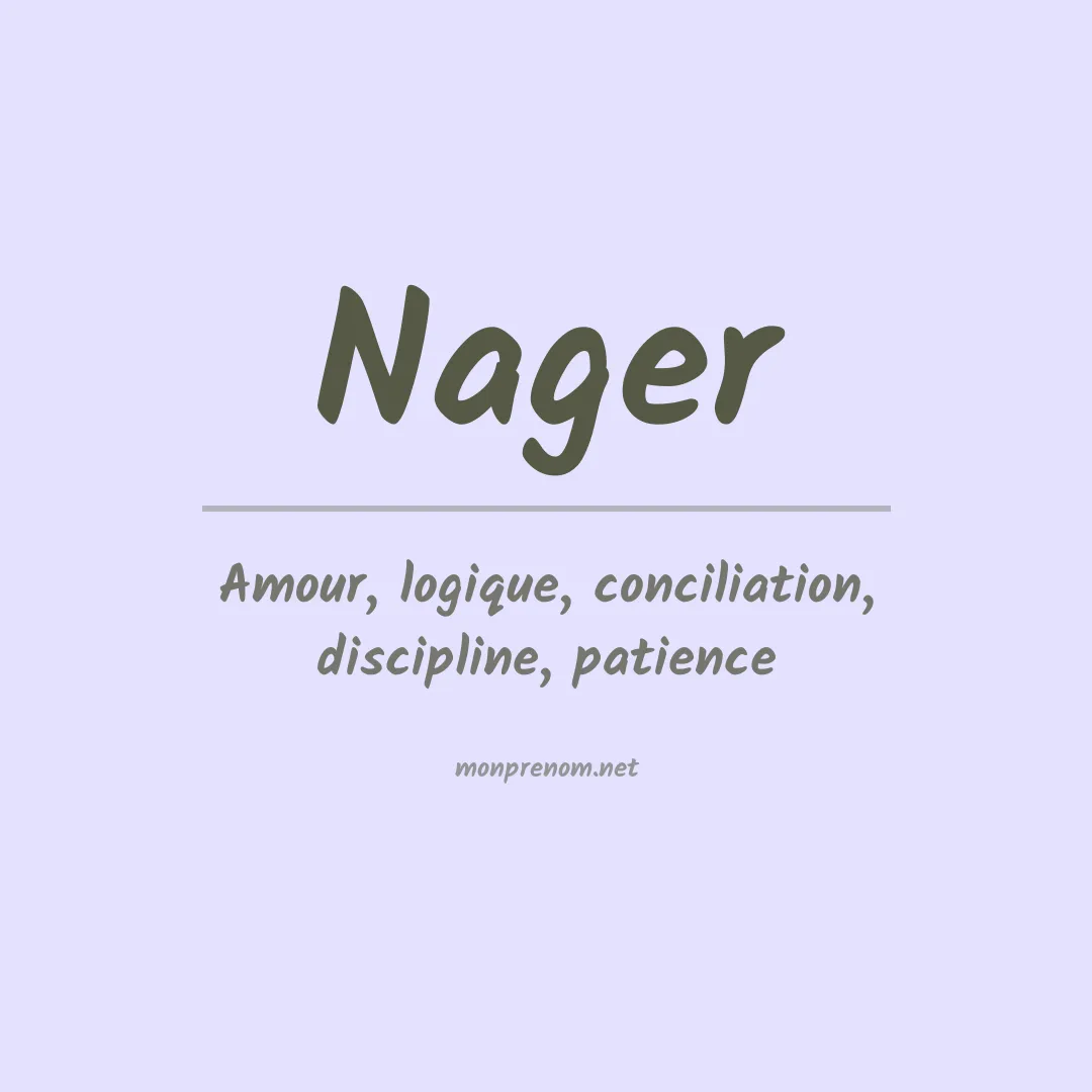 Prénom Nager