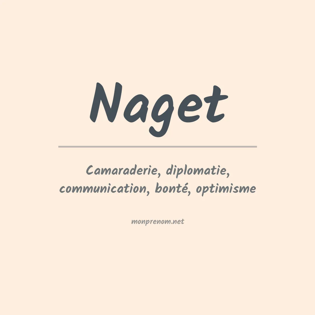 Prénom Naget