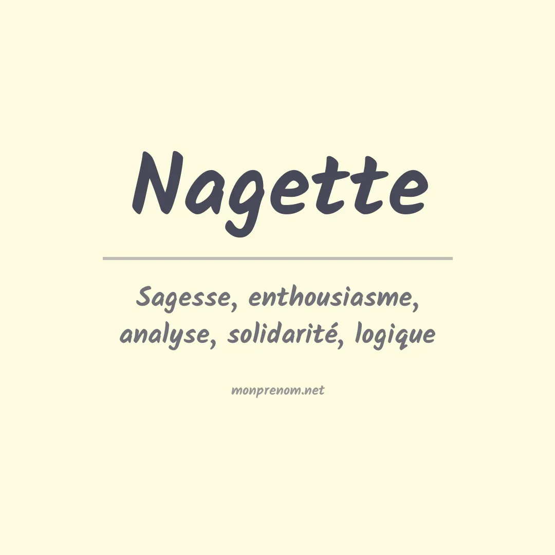 Prénom Nagette
