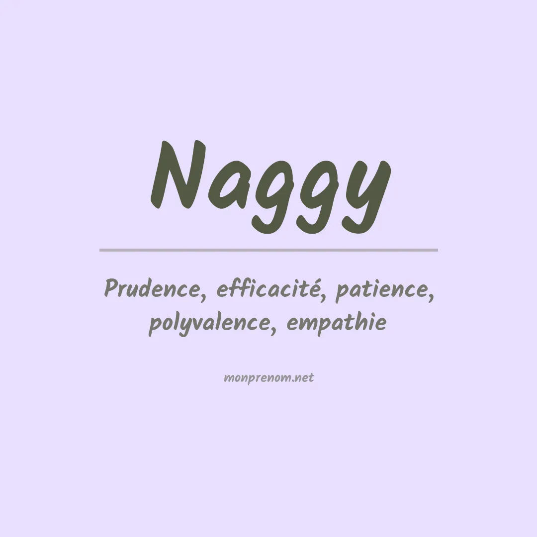 Signification du prénom Naggy