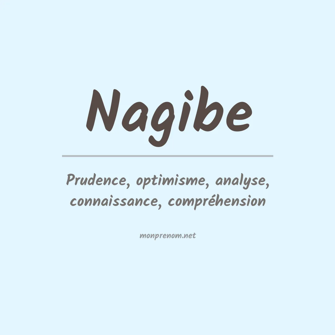 Signification du prénom Nagibe