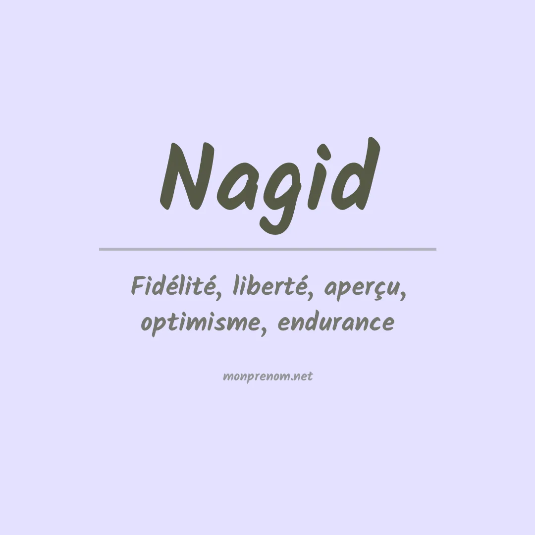 Prénom Nagid