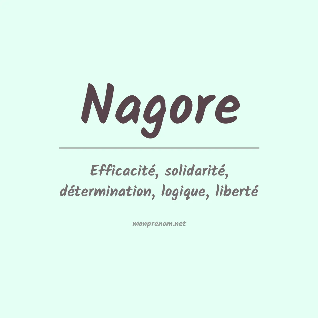 Signification du prénom Nagore