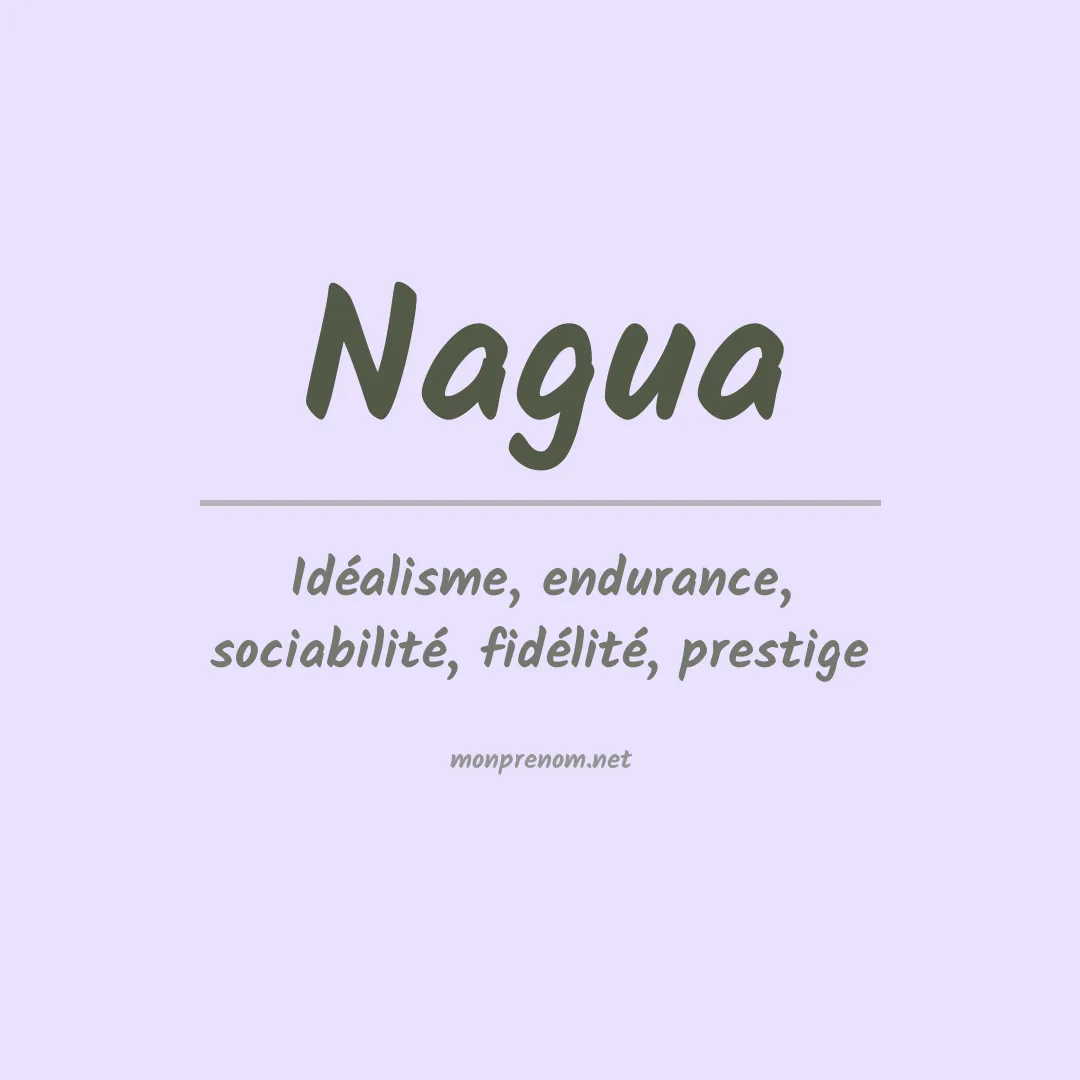 Signification du prénom Nagua