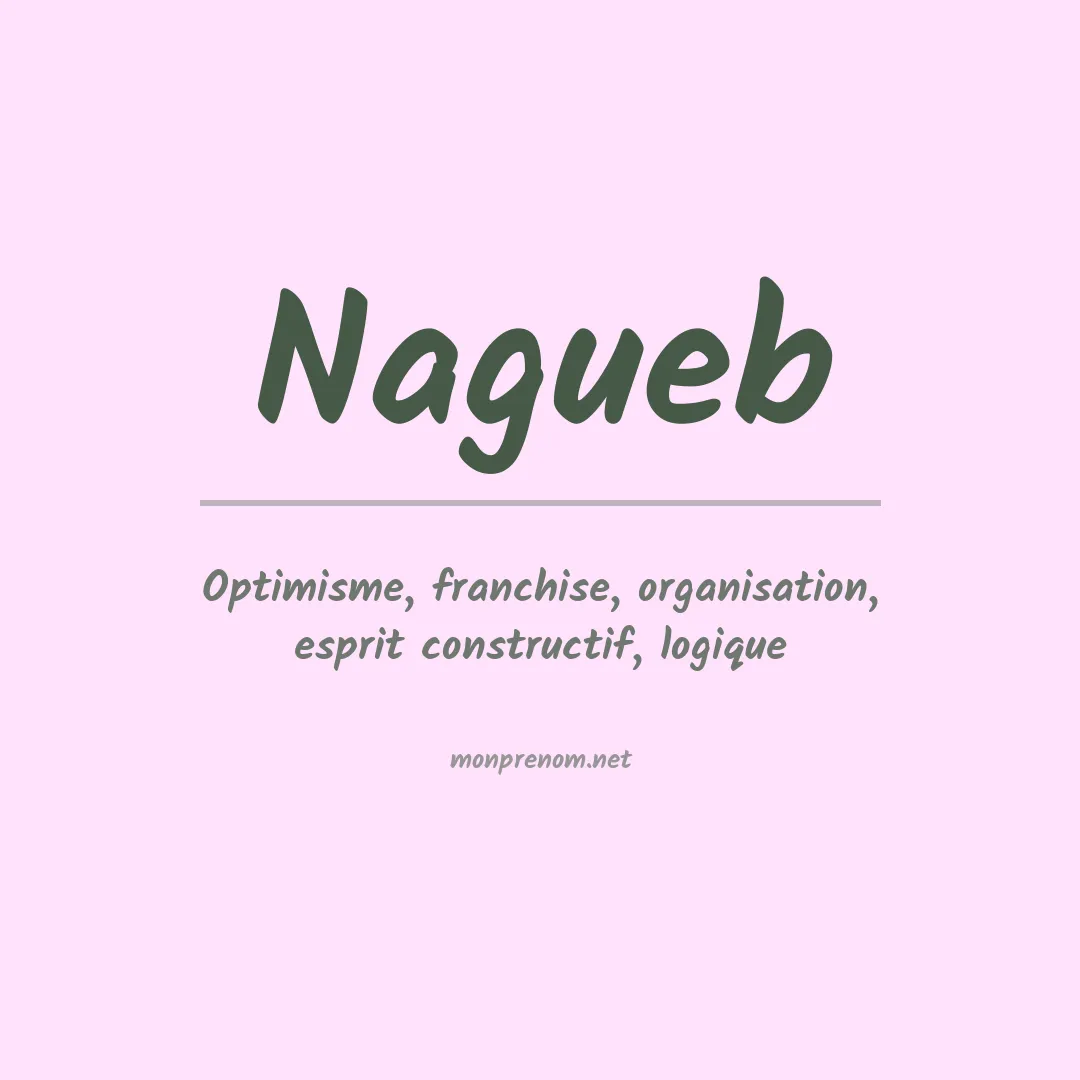 Prénom Nagueb