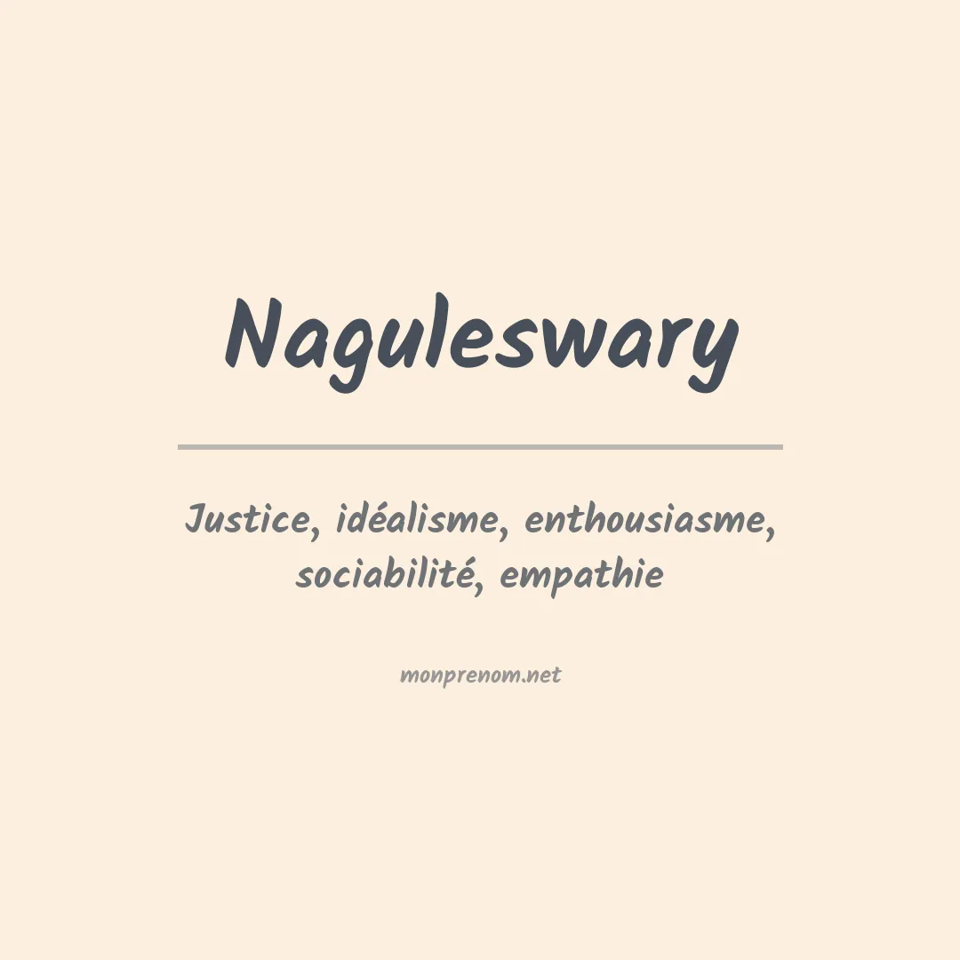 Signification du prénom Naguleswary