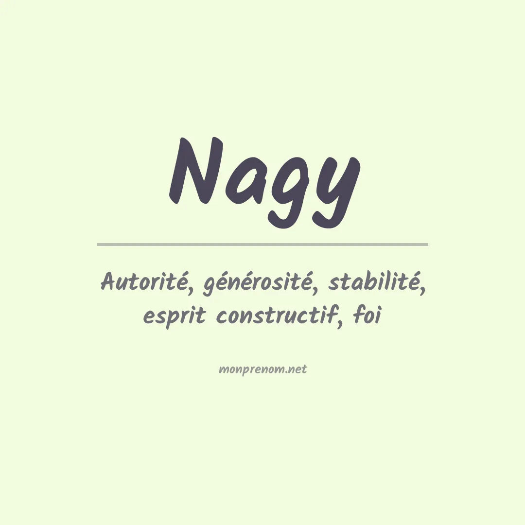 Prénom Nagy