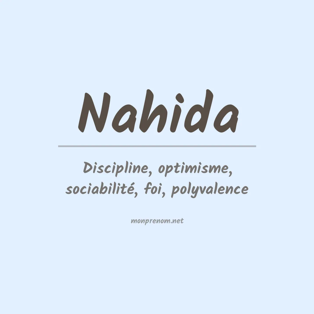 Prénom Nahida