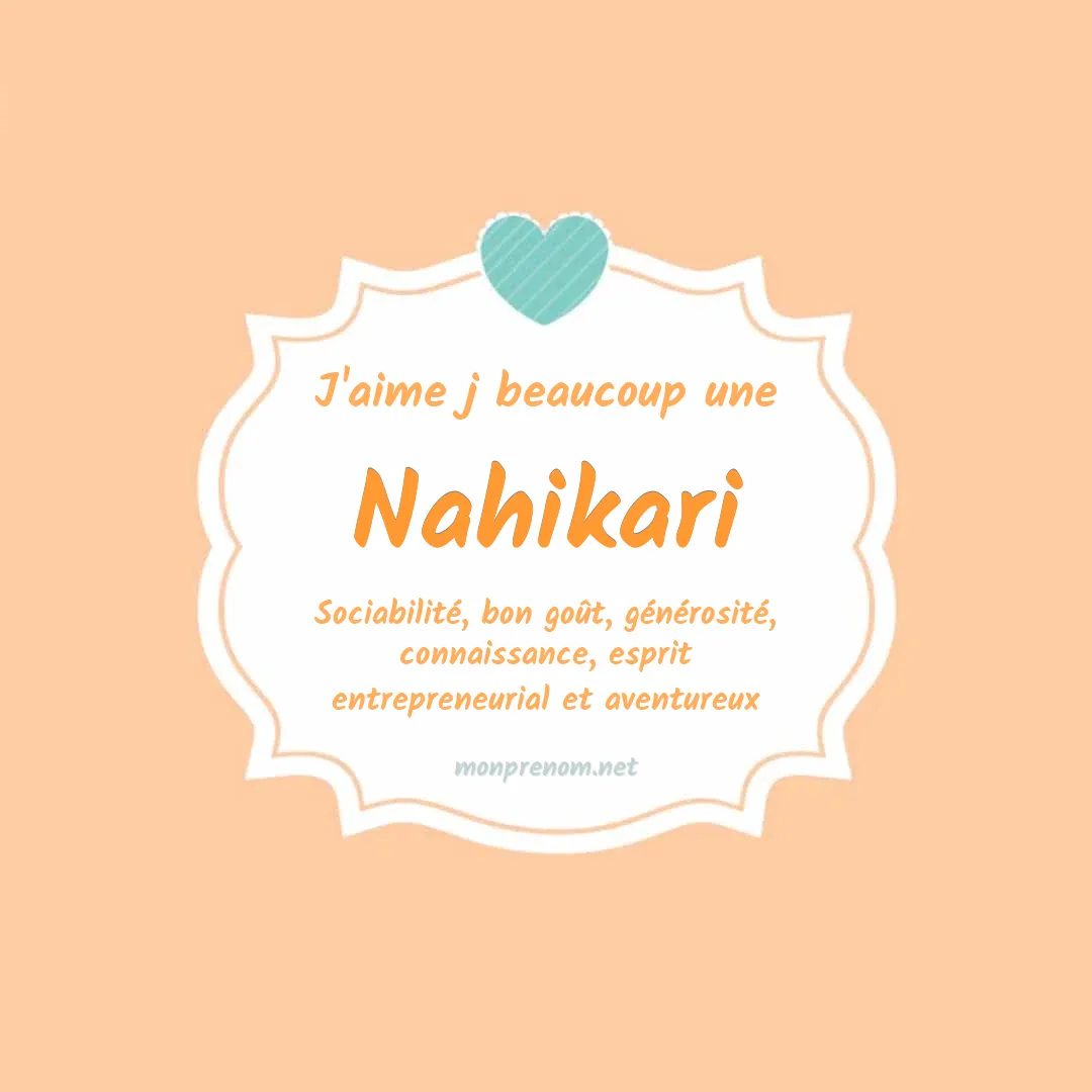 J'aime beaucoup Nahikari