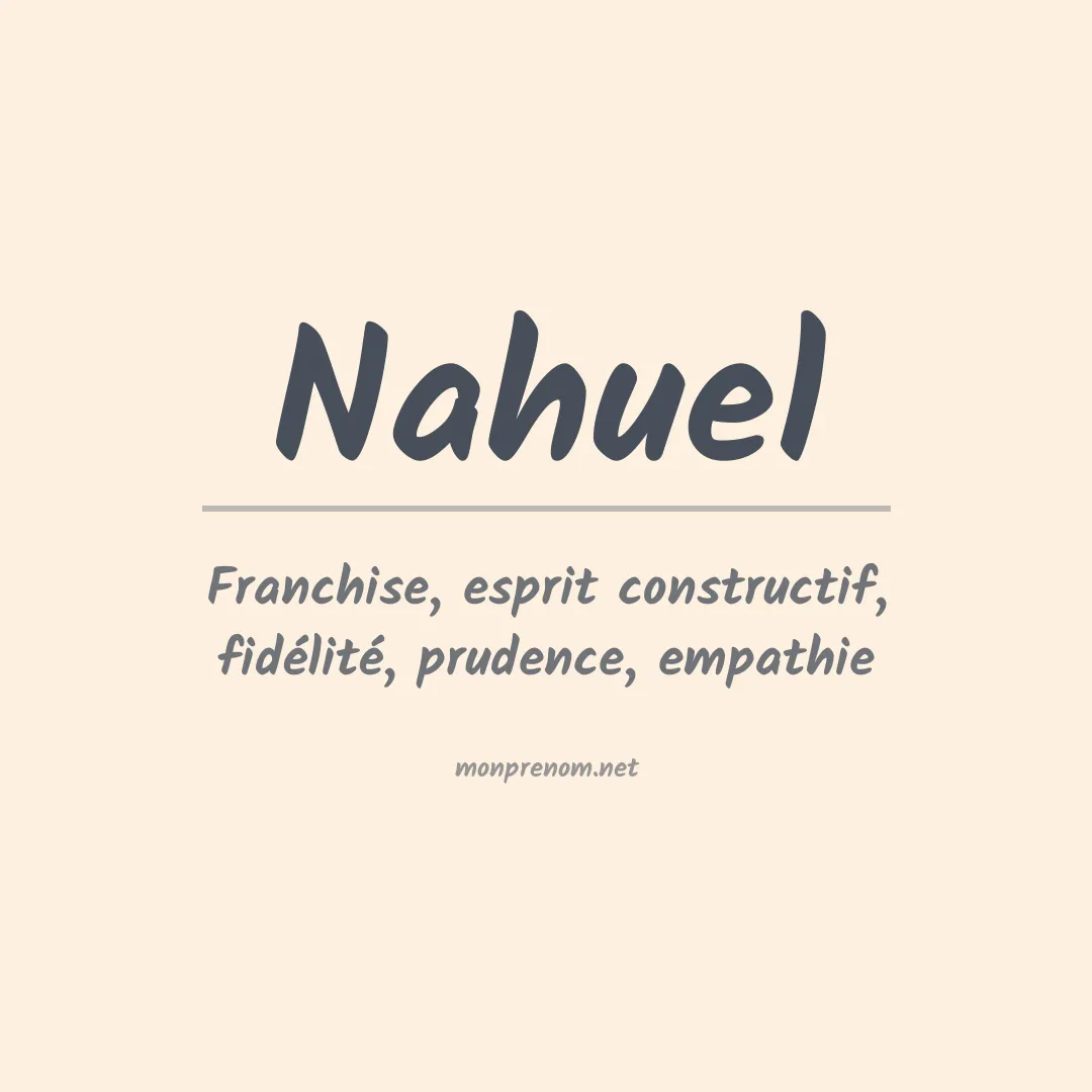Prénom Nahuel