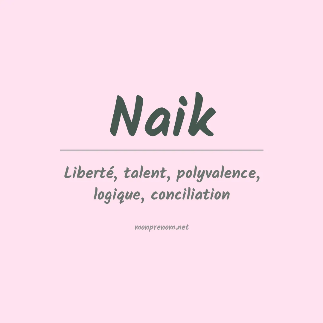 Prénom Naik