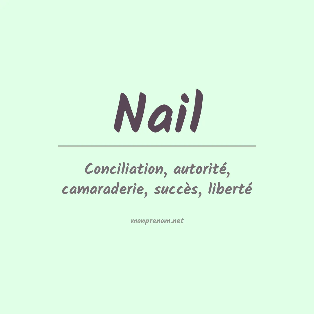 Prénom Nail